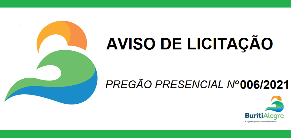 Aviso De LicitaÇÃo PregÃo Presencial Registro De PreÇo Nº 0062021 Prefeitura Municipal De 0765